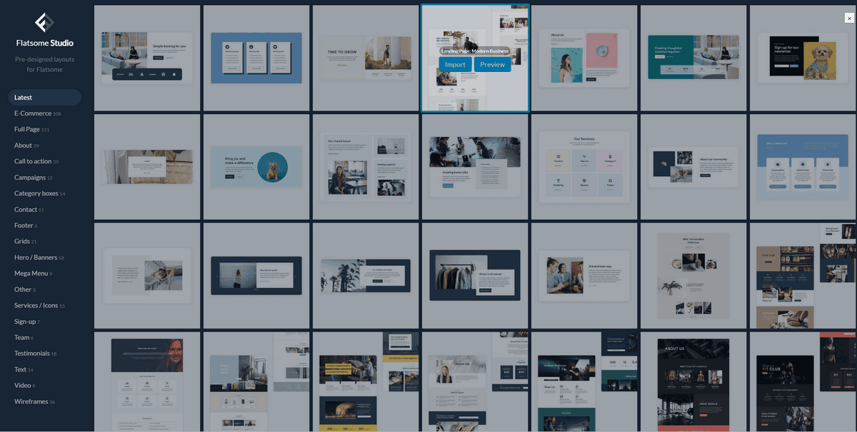 dung day du tinh nang flatsome studio