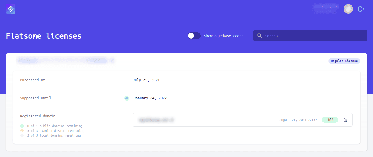 key bản quyền chính hãng flatsome