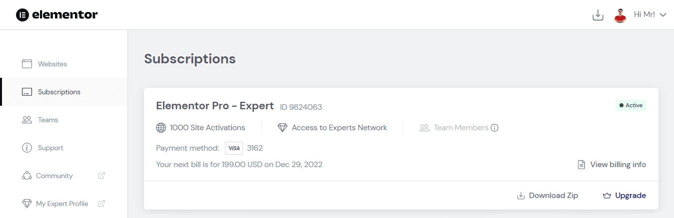 elementor pro ban quyen chinh hang