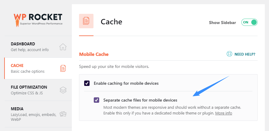 cache mobile