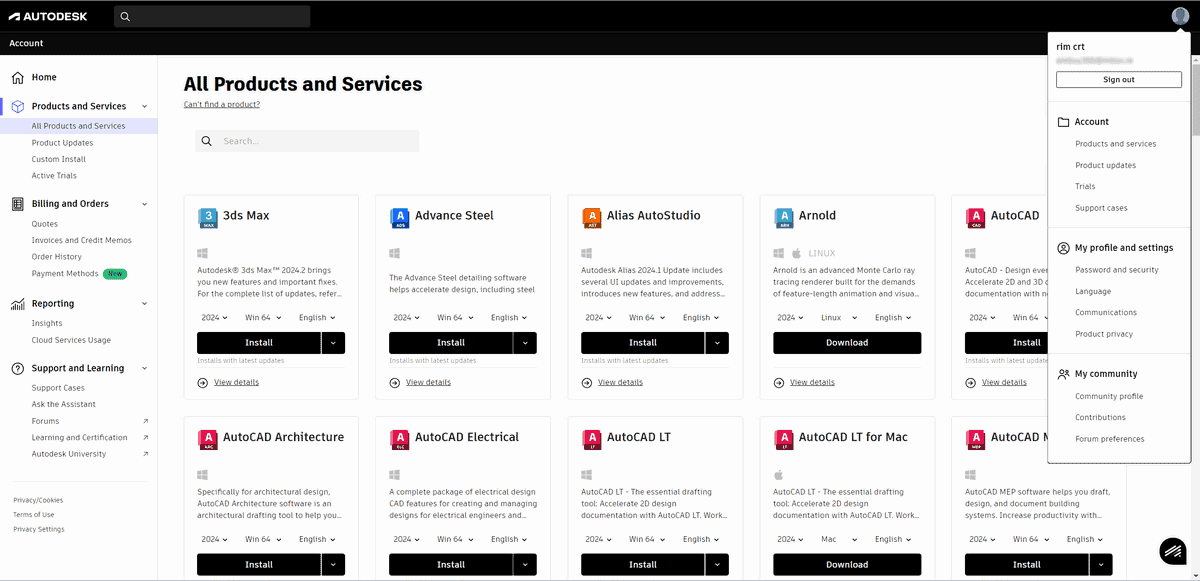 kích hoạt bản quyền autocad de dang theo tai khoan