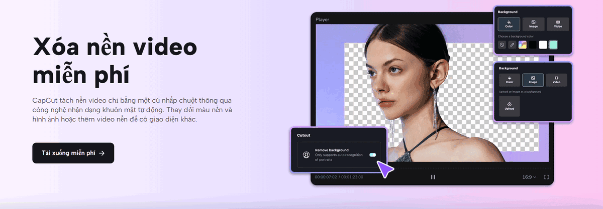 công cụ mạnh mẽ trên capcut